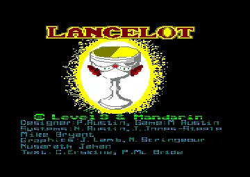 Lancelot (UK) (128K) (2 faces) (1988) screen shot title